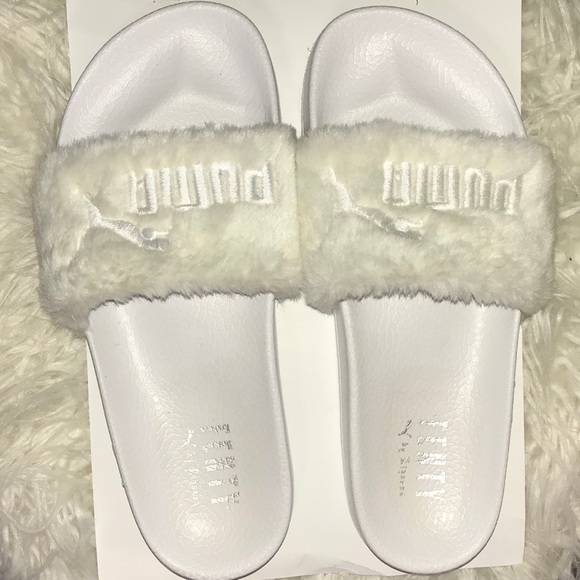 100% Authentic Fenty Puma Fur Slides - Picture 5 of 7